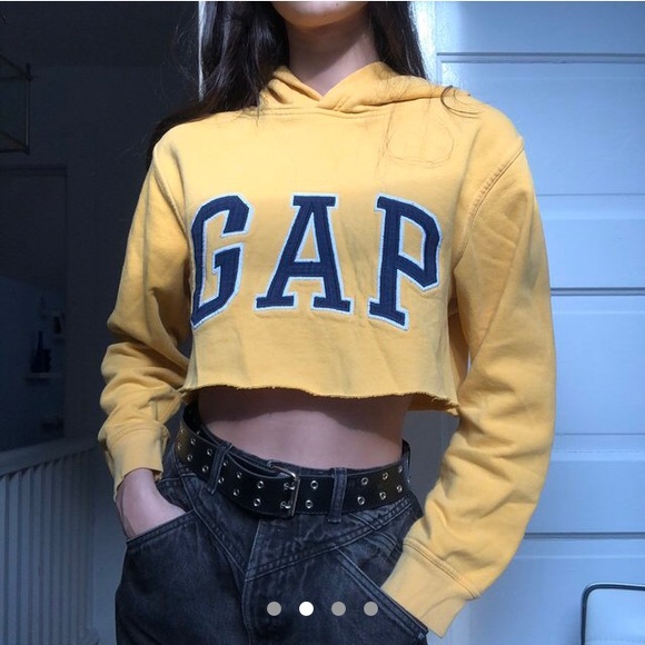 GAP💛💙 cropped hoodie - Picture 2 of 4